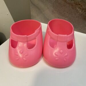 Vintage Mattel My Child Or Magic Nursery ~ Hot Pink Doll Shoes Rare